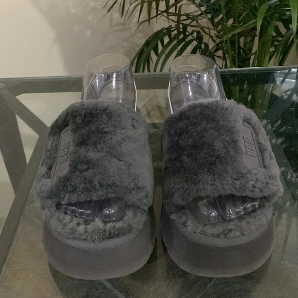 UGG Disco Slides in Dark Gray - Picture 11 of 14